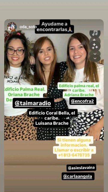 Foto de Adriana,Oriana,Luisana Brache