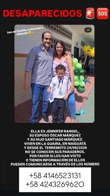 Foto de Oscar Saint Marquez, Jennifer Rangel Y Santiago Márquez