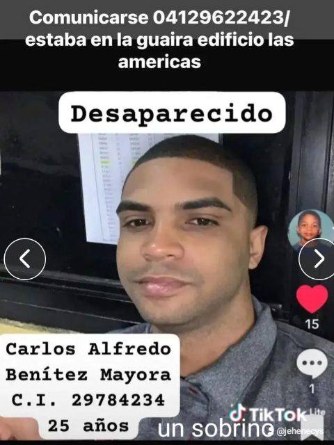 Foto de Carlos Alfredo boniteza mayora