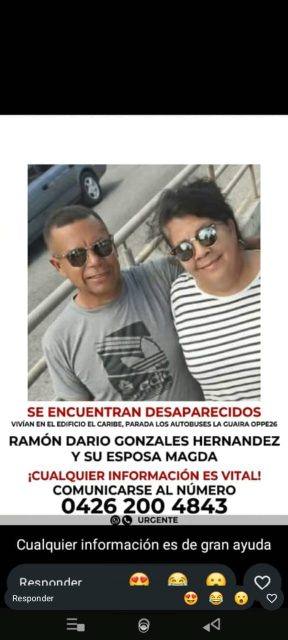 Foto de Ramón Dario y esposa Magda