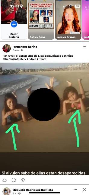 Foto de Sthefani infante y Andrea infante