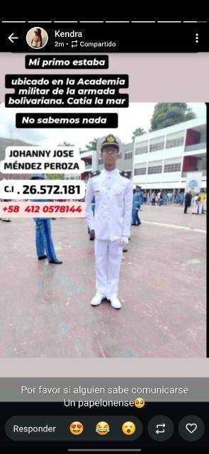 Foto de JOHANNY JOSE MÉNDEZ PEROZA