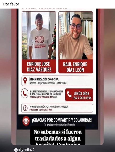 Foto de Enrique Díaz  Y Raúl Diaz