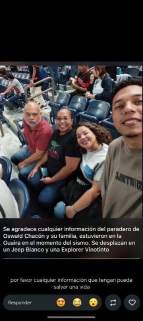 Foto de Oswald Chacón y Yatzury Chacón