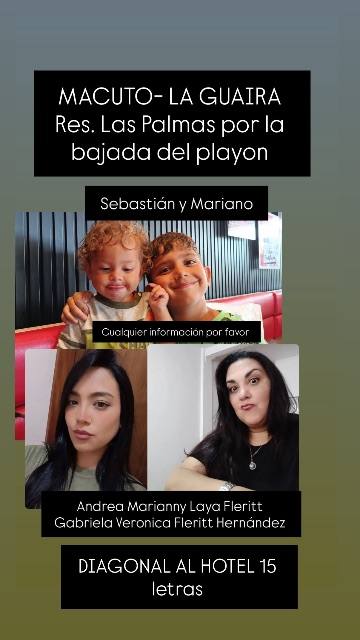 Foto de Andrea laya y Gabriela Fleritt