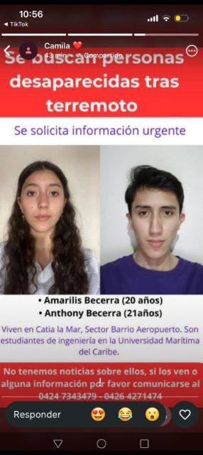 Foto de Amariliz y Anthony becerra