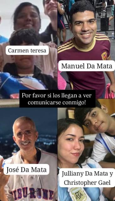 Foto de Julianny Da Mata Manuel Da Mata, Christopher Gael, Teresa Henríquez
