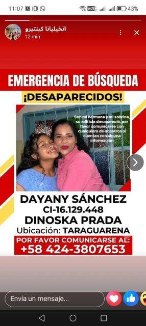 Foto de dayany Sánchez y dinoska Prada