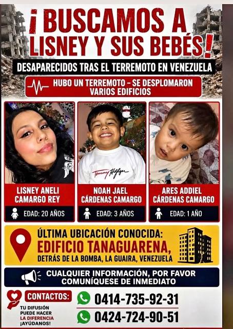 Foto de Lisney Camargo. Noah Camargo. Ares camargo