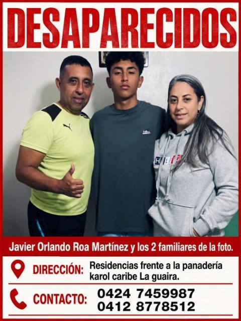 Foto de Jose Orlando roa Martinez y familia
