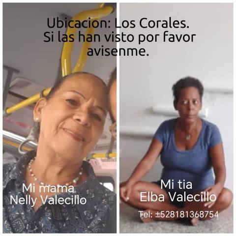 Foto de Nelly valecillo y Elba Valecillo