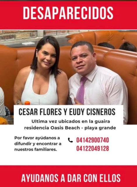 Foto de Cesar flores y Eudi sisneros