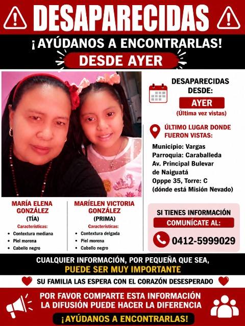 Foto de María Elena González y marielen victoria gonzalez