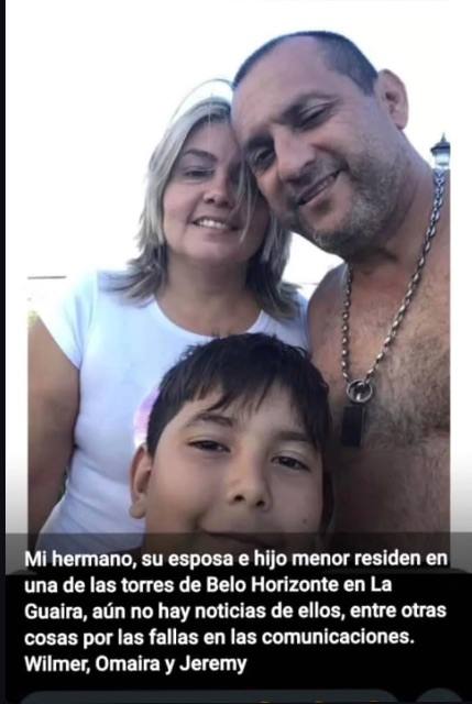 Foto de Wilmer Duarte, Omaira Hernández, Jeremy Duarte