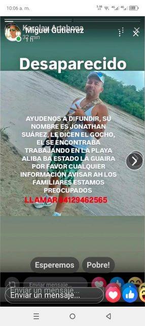Foto de Jhonatan Suárez (El Gocho)