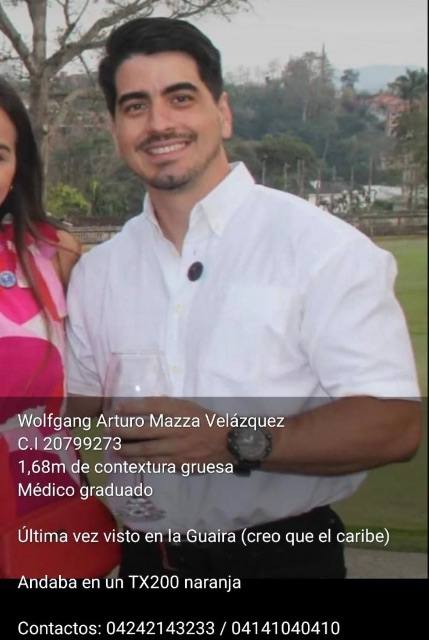 Foto de Wolfgang Arturo Mazda Velázquez