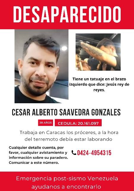 Foto de César Saavedra