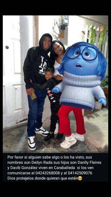 Foto de Deylin, Danlly y David rada