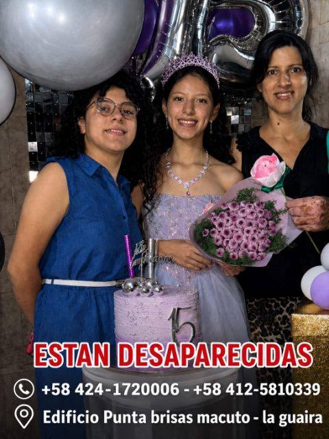 Foto de Mayra nieto Isabella y Daniela Rosales Nieto