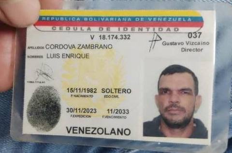 Foto de Luis Enrique Córdova Zambrano