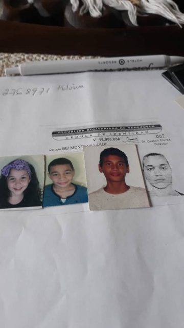 Foto de Andreina Belmonte Villasmil, Andrés Vargas Belmonte, Abel Vargas Belmonte, Samara Belmonte Villasmil