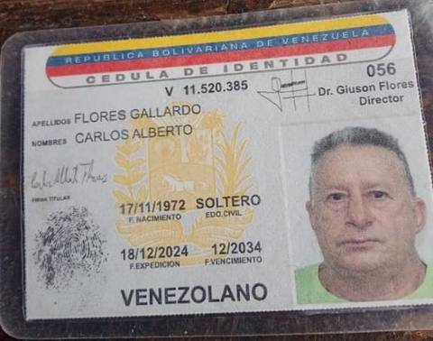 Foto de carlos alberto flores gallardo