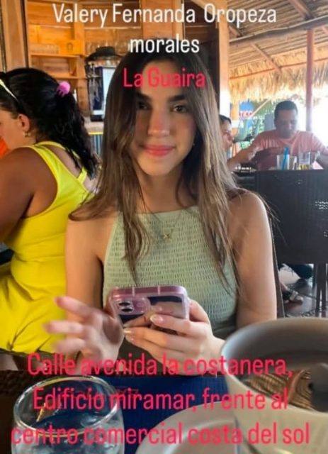 Foto de Valery Fernanda Oropeza Morales