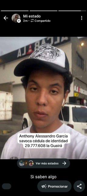 Foto de Anthony Alessandro García savoca