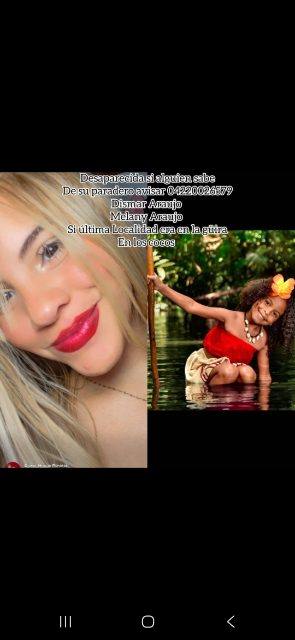 Foto de Dismar araujo y hija