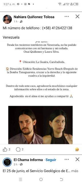 Foto de Onai Quiñónez y Laura Silva