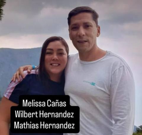 Foto de Wilbert Hernández y Melisa Cañas