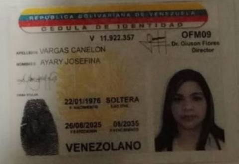 Foto de Ayary Josefina Vargas Canelon