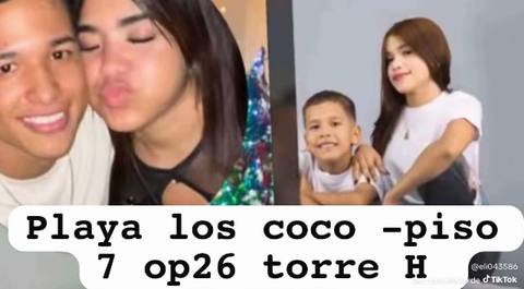 Foto de Solangel olaizola y Gian raldirez el pequeño