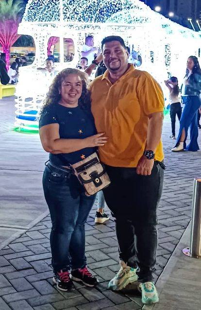 Foto de Nairobi Pérez y Manuel Dionisio Hernandez