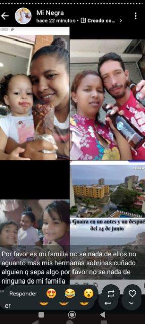 Foto de Milagros Linares Wilmer Ortiz y Oana Ortiz