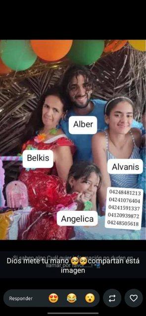 Foto de Albert. Belkis. Angelica. Alvanis