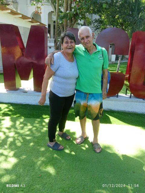 Foto de Esperanza González y Óscar Colmenarez