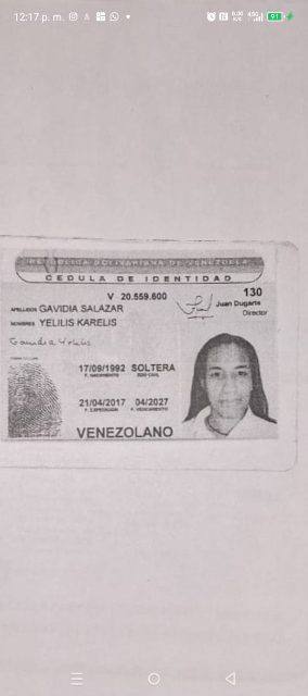 Foto de Yeilis Gavidia