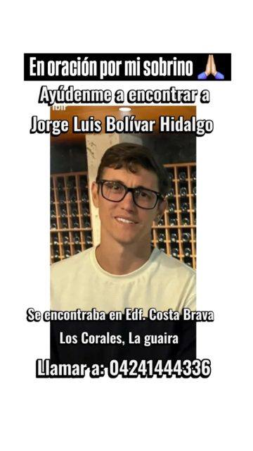 Foto de Jorge Luis Bolívar hidalgo