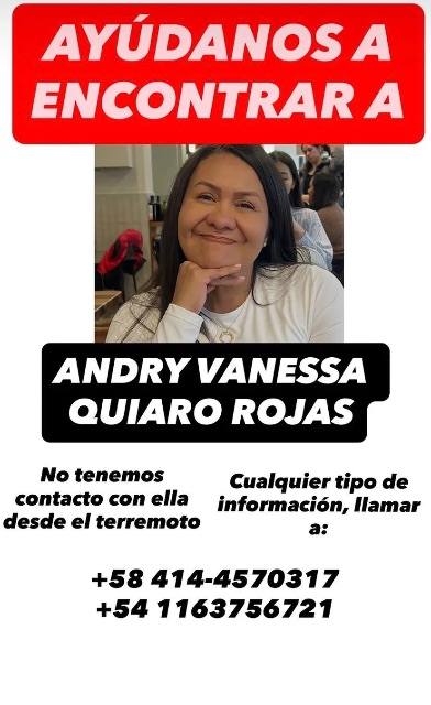 Foto de Andry Vanessa Quiaro Rojas
