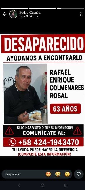Foto de Rafael Enrique Colmenares Rosal