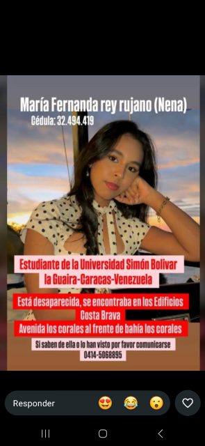 Foto de Maria Fernanda Rey Rujano