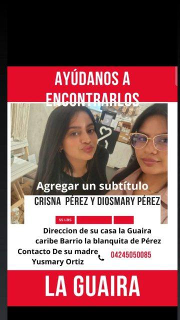 Foto de Crisna perez y Diosmary Pérez