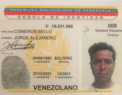 Foto de Jorge Alejandro Cisneros