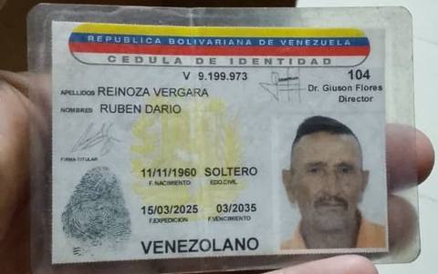Foto de Rubén Dario Reinoza Vergara