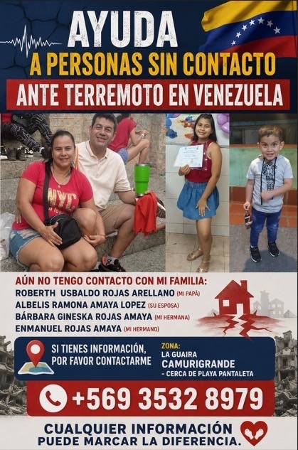 Foto de Roberth Usbaldo Rojas Arellano, Albelis Ramona Amaya López, Barbara gineska Rojas Amaya, Emmanuel Rojas Amaya