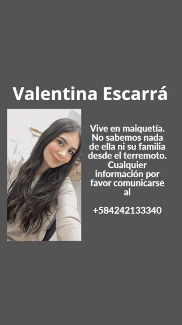 Foto de Valentina Escarrá