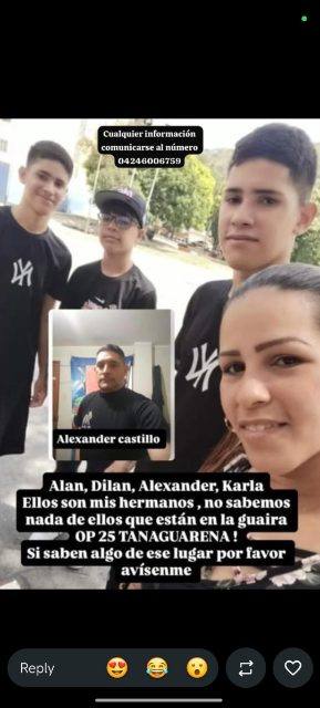 Foto de Karla, Alexander, Dilan, Alan y Alexander