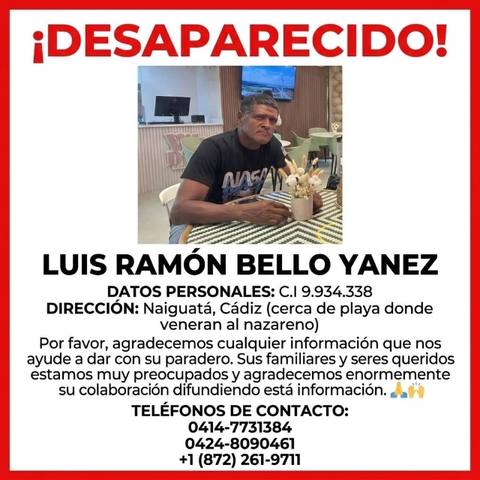 Foto de Luis Ramón Bello Yanez