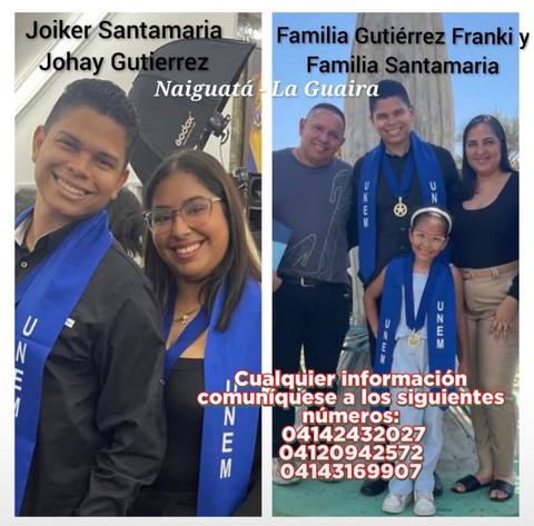 Foto de Johay Gutiérrez, Joiker Santamaria, Jaime Gutiérrez, Arlette Santamaria, Érica Franki